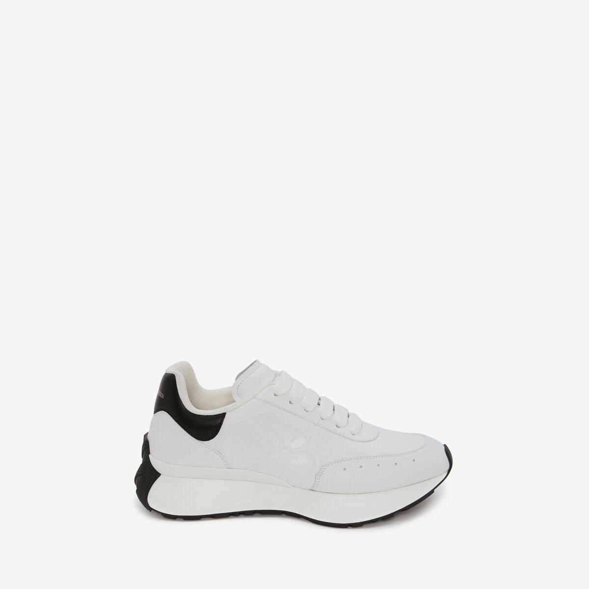 Alexander McQueen Women's White Sprint Runner - 9.5 (Lambskin)